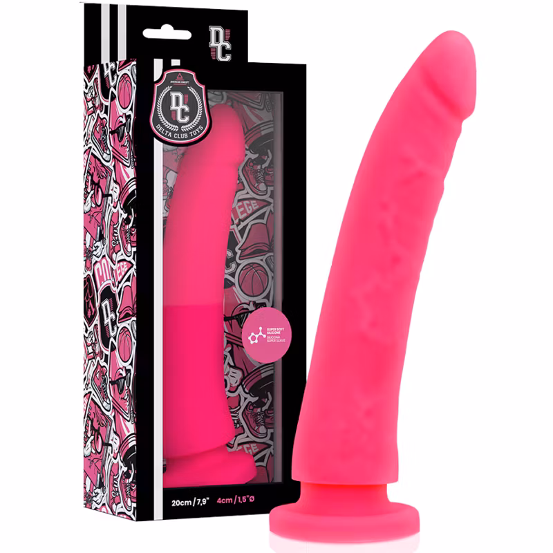 realistisk rosa dildo
