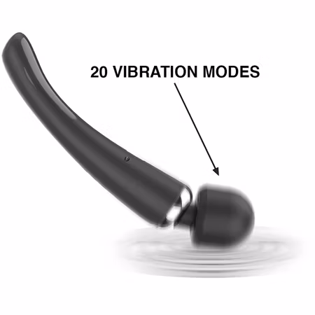 Naomi Wand – Ny Super Kraftig Klitoris Vibrator Grå för Djupgående och Intensiv Stimulans