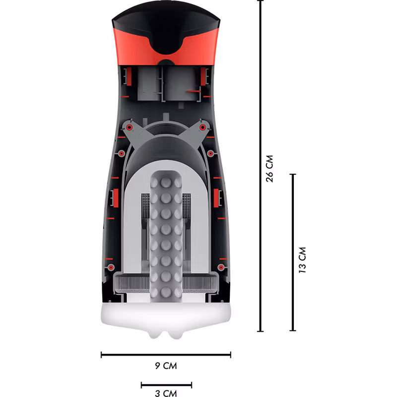 AUTOMATISK MASTURBATOR SUGEFFEKT & VIBRATIONER
