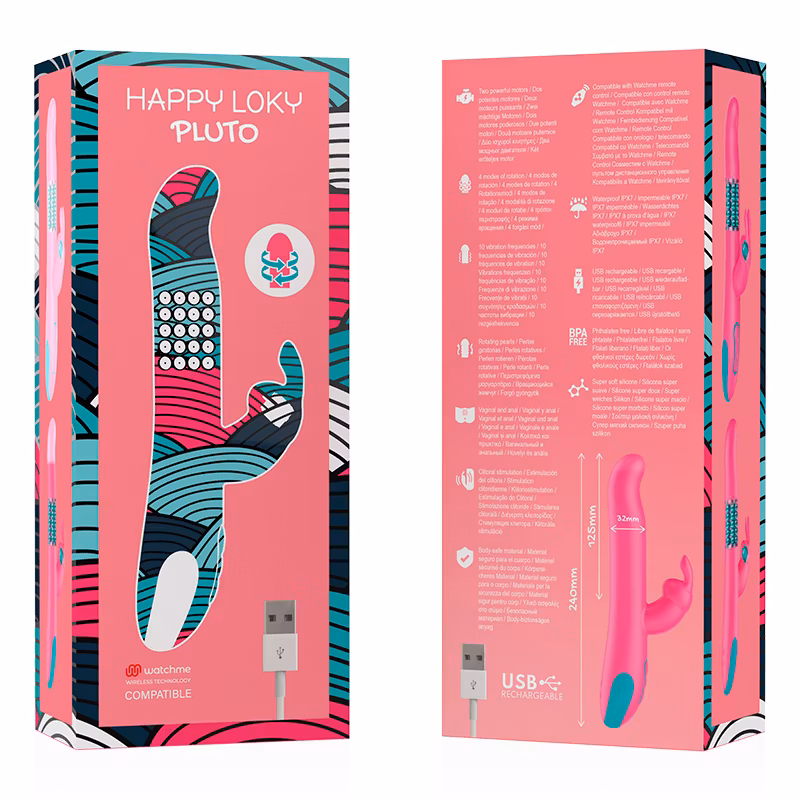 RABBIT VIBRATOR MED ROTERANDE KULOR