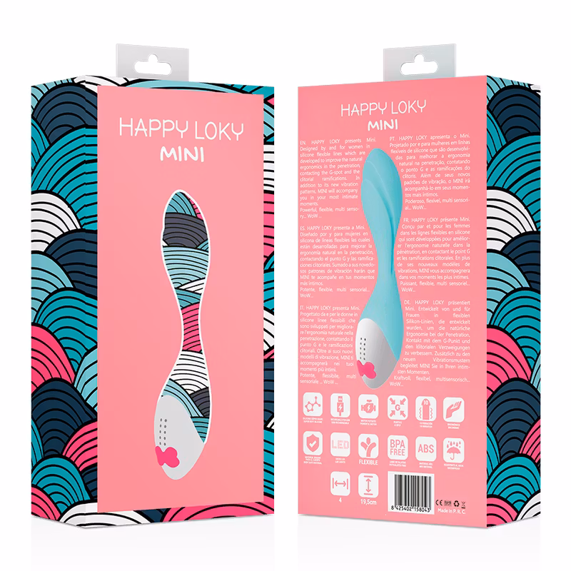 Happy Lucky - Mini Fun Vibrator – Kompakt och Kraftfull Vibrator för Intensiv Stimulering och Lätt Användning