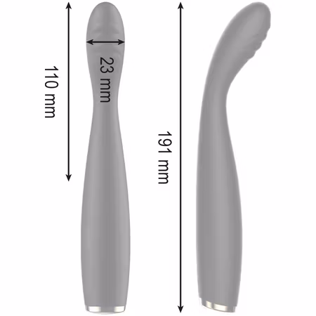 Ibiza - Kraftfull Flexibel G-Punktsvibrator Svart – Intensiv G-Punktsstimulering med Flexibel Design för Perfekt Passform och Njutning