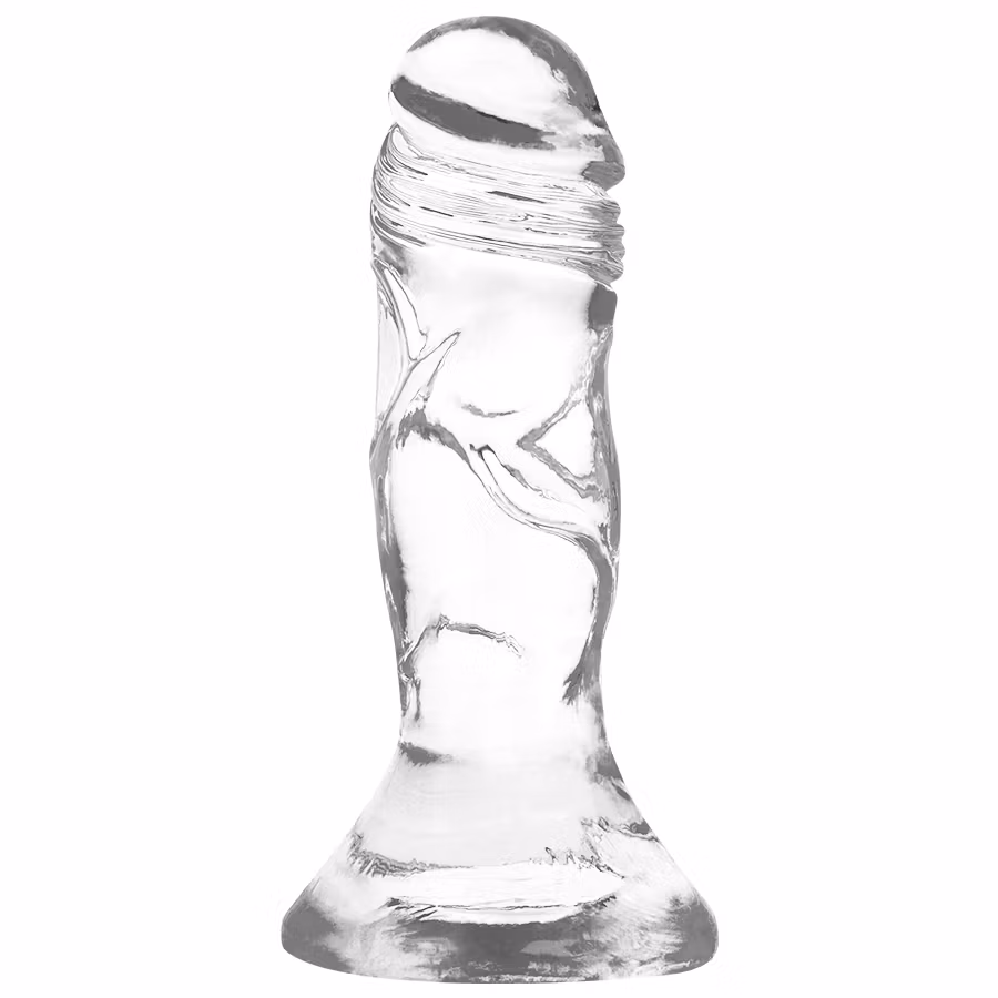 XRay Genomskinlig strapon-dildo 12 cm x 2,6 cm för unik och spännande upplevelse