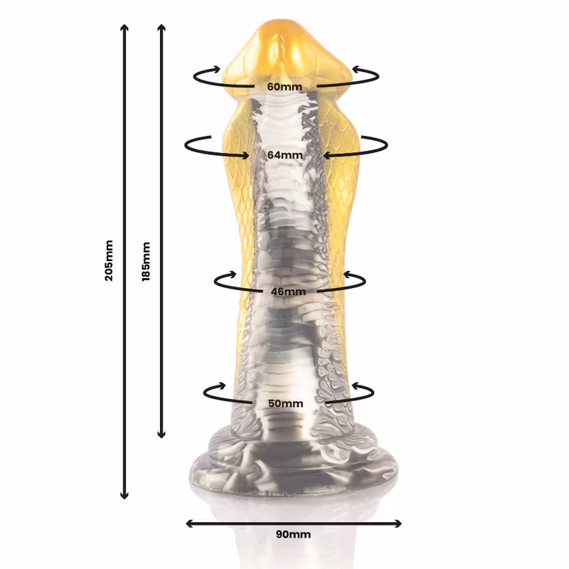 DRAGON COBRA FANTASY DILDO GUL