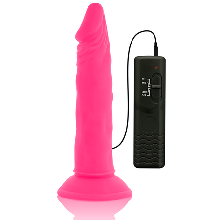 Diversia Rosa Dildo – Vibrerande, Flexibel Dildo med Fjärrkontroll 23 cm