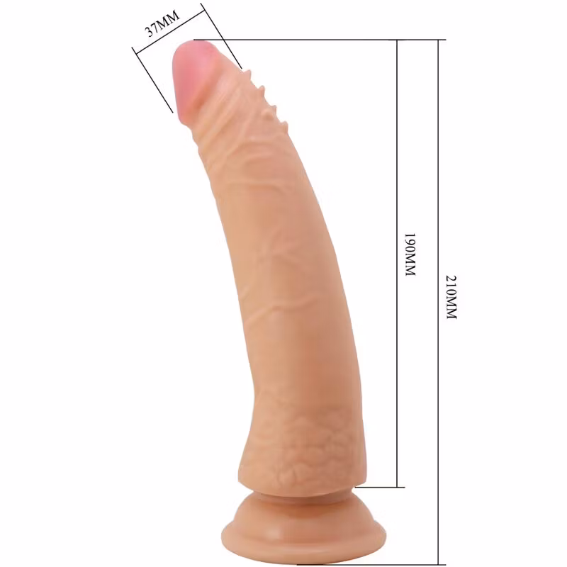 REALISTISK HUDFÄRGAD DILDO 21 CM