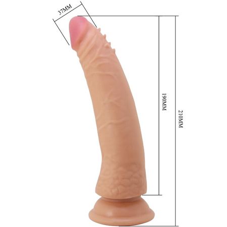 Pretty Love Kable – Superrealistisk hudfärgad dildo, 21 cm modell 2 för naturlig njutning