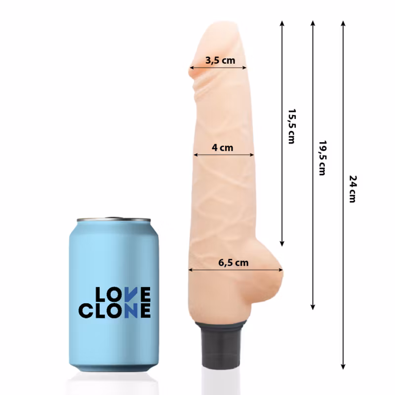 Självsmörjande Realistisk Vibrator