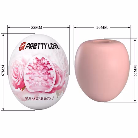PRETTY LOVE – Rosa Masturbatorägg för Män | Diskret & Flexibel Njutning