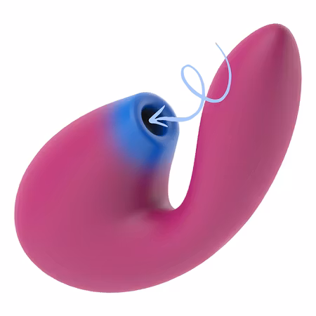 CoverMe – KlitorisSUG och Kraftfull G-Punktsvibrator – Kombinerad Stimulering för Intensiv Klitoris- och G-Punktsnjutning