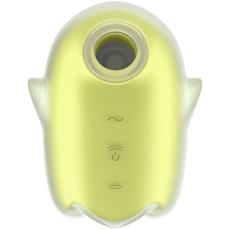 SATISFYER GLOWING GHOST AIR PULSE & VIBRATOR – Gul Modell för Intensiv Klitorisstimulering och Airpulse Teknologi