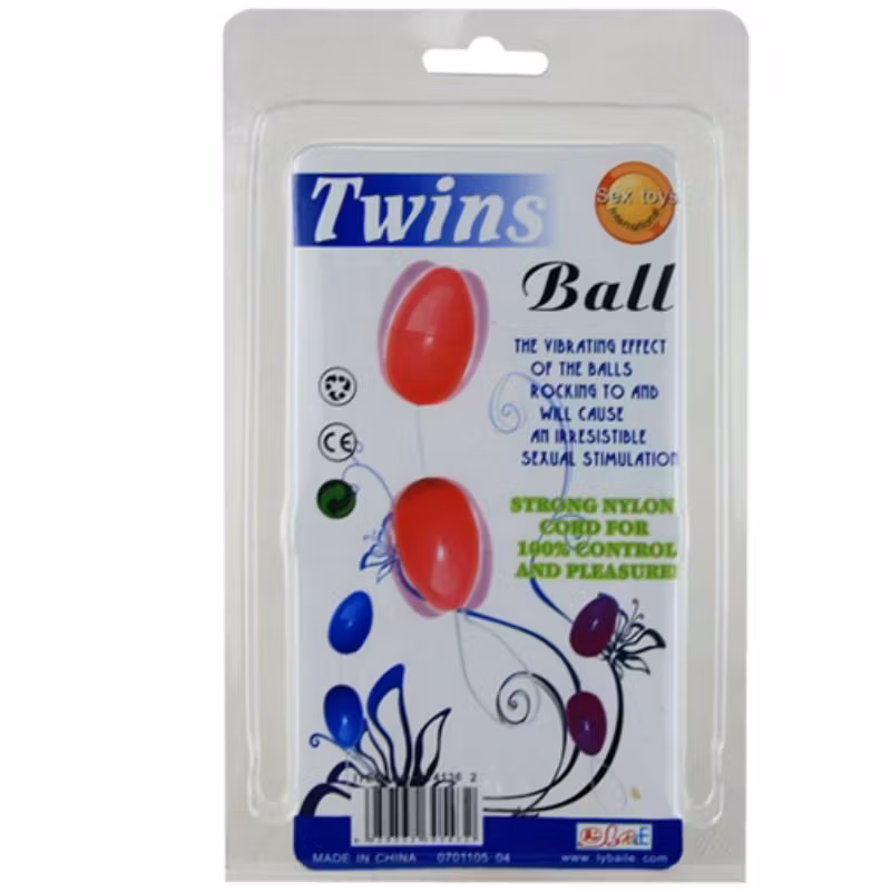 BAILE ROSA TVILLINGKULOR FÖR ANVÄNDNING ANALT – Fördjupad Analtimulering med Ergonomisk Design och Komfort