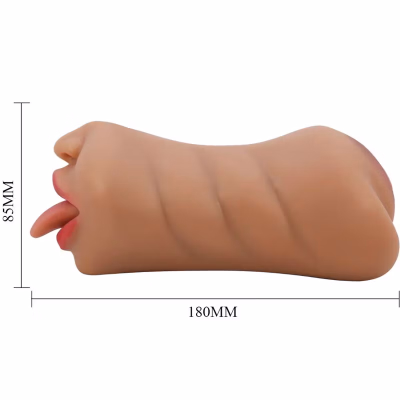 DUBBEL MASTURBATOR MED MUN & VAGINA