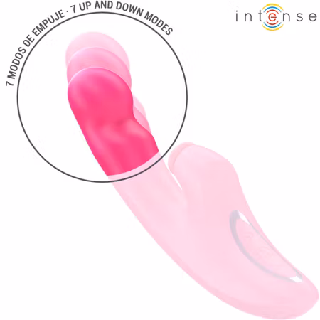 INTENSE Emi Vibrator 13,5 CM Multifunktion 3-i-1, 10 Vibrationer, Rosa – Kompakt och Allsidig Vibrator för Intensa och Anpassningsbara Upplevelser