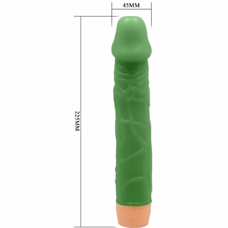 REALISTISK DILDO VIBRATOR GRÖN