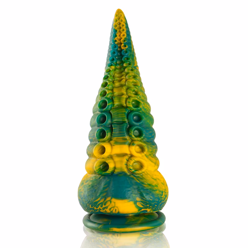 Epic Cetus – Grön Tentakel Dildo i Large för Fantasifull Tentacle Play & Djup Njutning