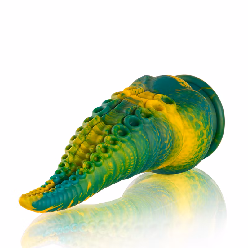 Epic Cetus – Grön Tentakel Dildo i Large för Fantasifull Tentacle Play & Djup Njutning