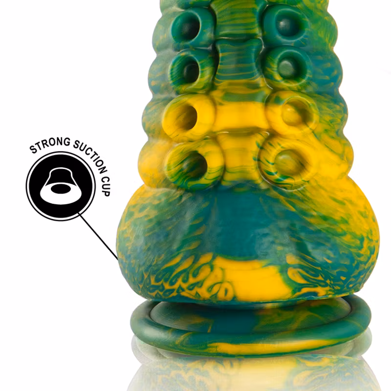 Epic Cetus – Grön Tentakel Dildo i Large för Fantasifull Tentacle Play & Djup Njutning