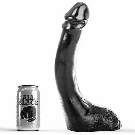 All Black Fisting Dildo – Realistisk 29 cm Dildo för Hardcore Fisting & Intensiv Njutning
