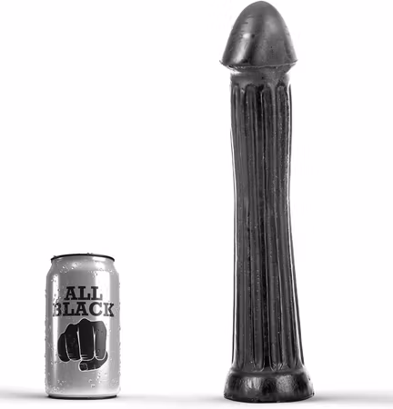 All Black Fisting Dildo – Realistisk 29 cm Dildo för Hardcore Fisting & Intensiv Njutning