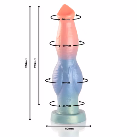 EPIC - ARION FANTASY DILDO SYMPHONY OF PLEASURE – UPPLADDNINGSBAR MED FJÄRRKONTROLL