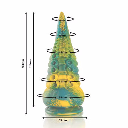 EPIC - CETUS GRÖN TENTAKEL DILDO SMALL
