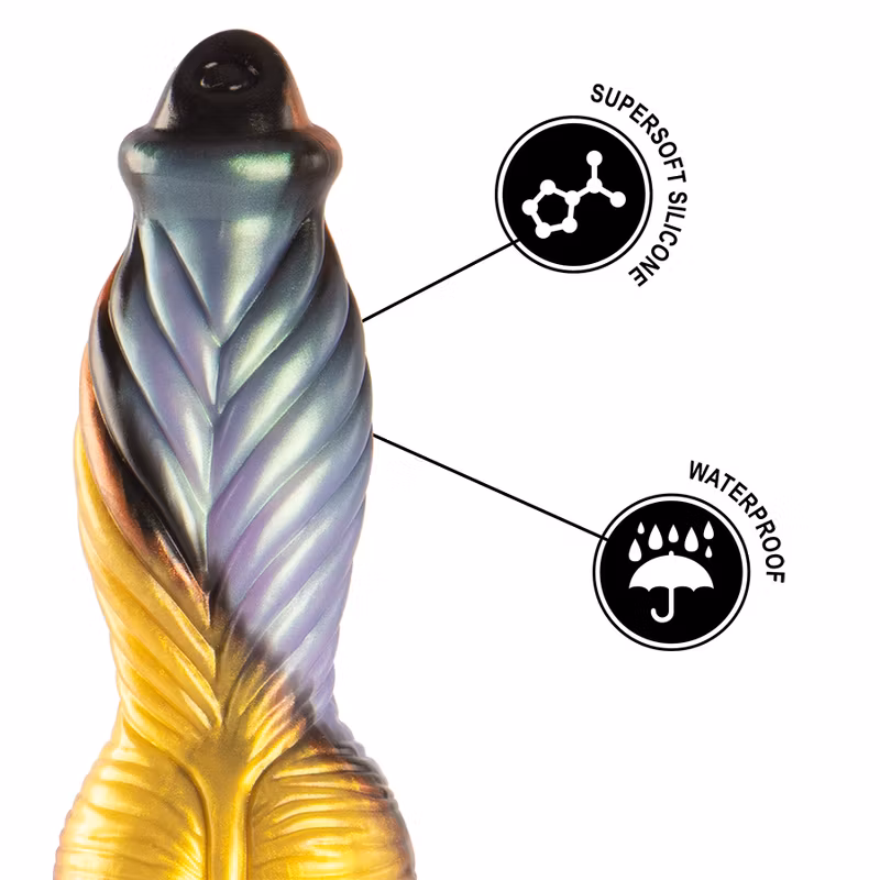 UPPLADDNINGSBAR & FJÄRRSTYRD FANTASY DILDO