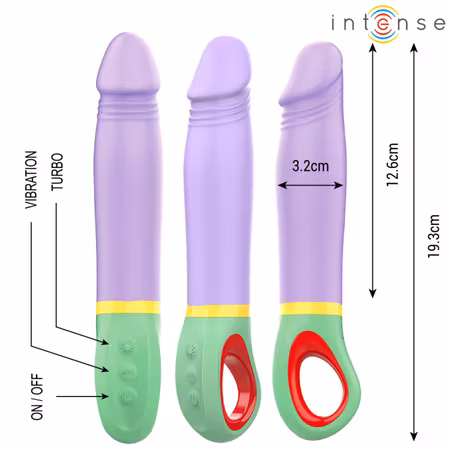 Intense – Velma Classic Lila Vibrator för Klassisk och Effektiv Stimulans