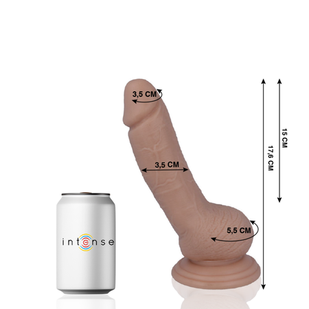 Mr Intense 15 – Realistisk strapon-dildo 17,6 cm x 3,5 cm för bekväm och njutbar användning