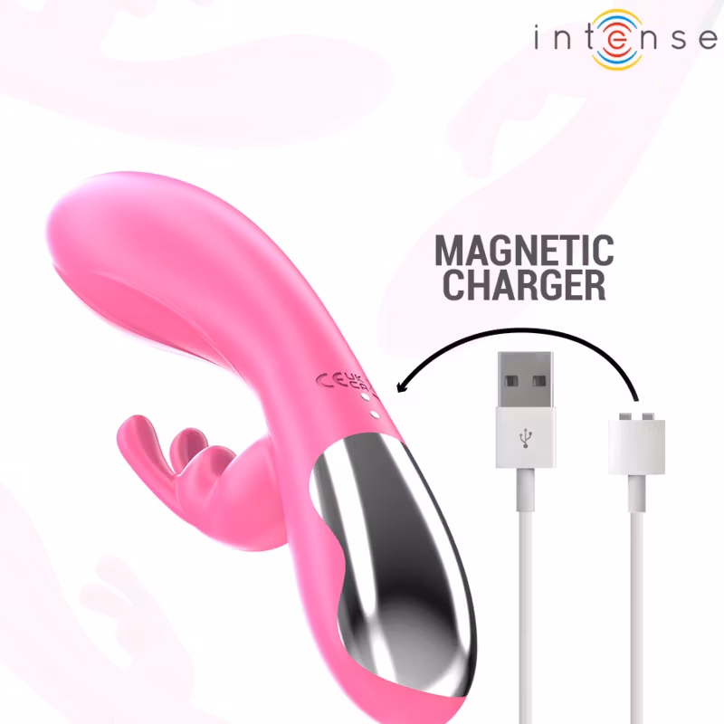 Intense Randall Rabbit Vibrator med 10 Vibrationslägen – Rosa Rabbit Dildo för Intensiv Njutning