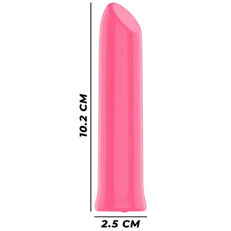 Rosa klitorisstimulator Todrick Pink för kvinnor – kompakt bullet vibrator med kraftfulla vibrationer, ergonomisk design och kroppssäkra material.