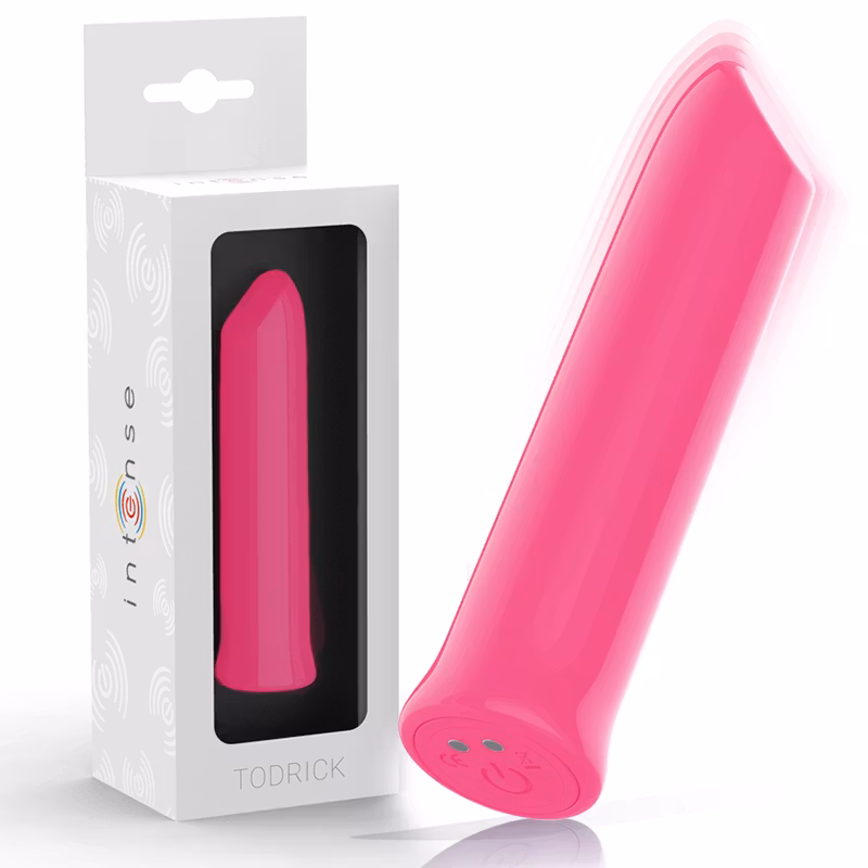 Rosa klitorisstimulator Todrick Pink för kvinnor – kompakt bullet vibrator med kraftfulla vibrationer, ergonomisk design och kroppssäkra material.