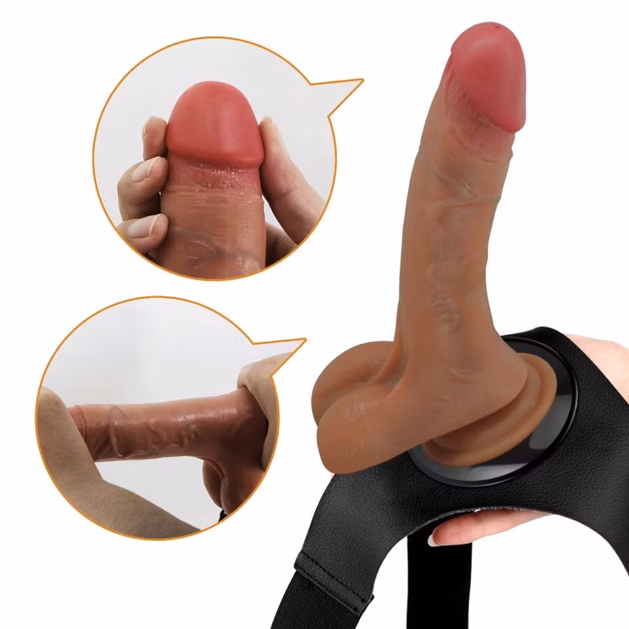 strapon-dildo-justerbar-sele-och-vibrationskontroll