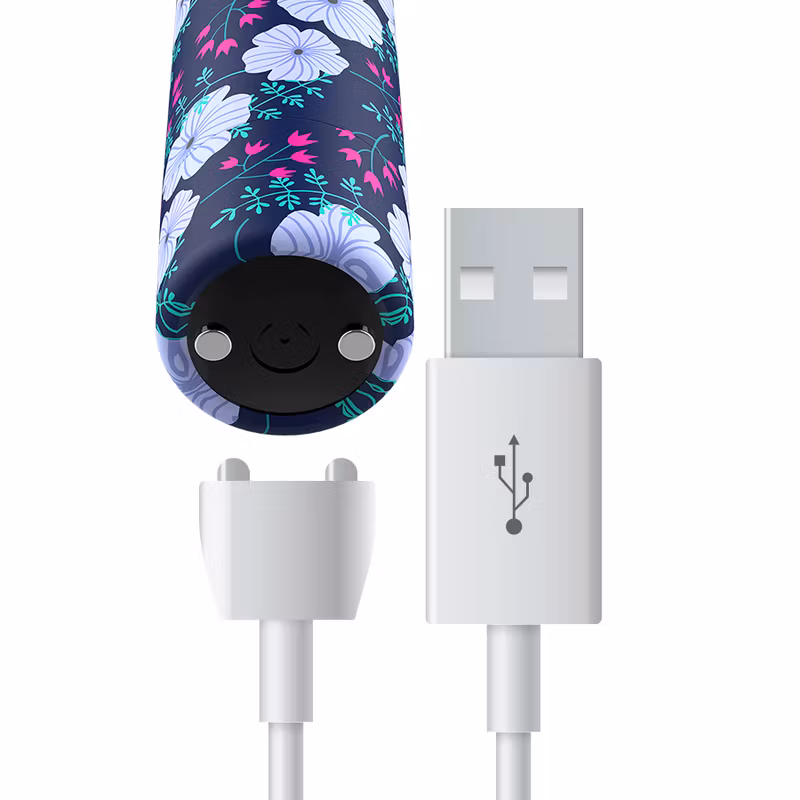 Vibrerande bullet sexleksak i kompakt design med magnetisk fjäderfunktion och 10 intensitetslägen – diskret och kraftfull stimulans för personlig njutning