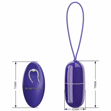 Pretty Love – Arvin Youth Violating Egg Fjärrstyrd Vibrator Lila – Kompakt och Kraftfull Stimulans