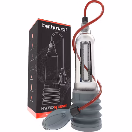 Bathmate HydroXtreme 9 Penispump X40 – Effektiv Penispump för Större Storlek och Bättre Prestation, Hydroterapi för Snabbare Resultat