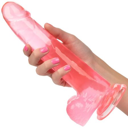 Köp CalExotics Size Queen Dildo Rosa 20,3 cm – Stora Rosa Dildo för Intensiv Njutning