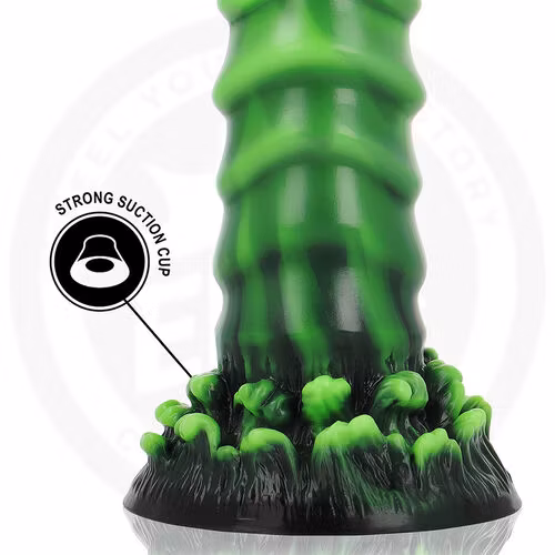 Silikondildo Caelion Living Root, naturinspirerad leksak med balanserade proportioner