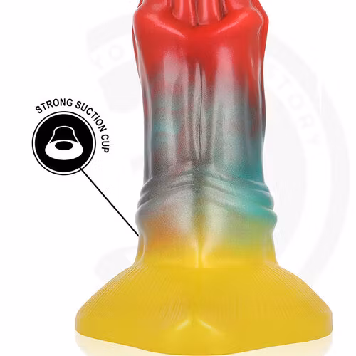 Närbild av EPIC Aethon, dildo med generösa mått och strålglans-effekt