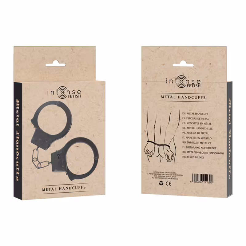 FETISH HANDBOJOR I METALL MED NYCKLAR, PERFEKTA FÖR DOMINANS OCH ROLLSPEL