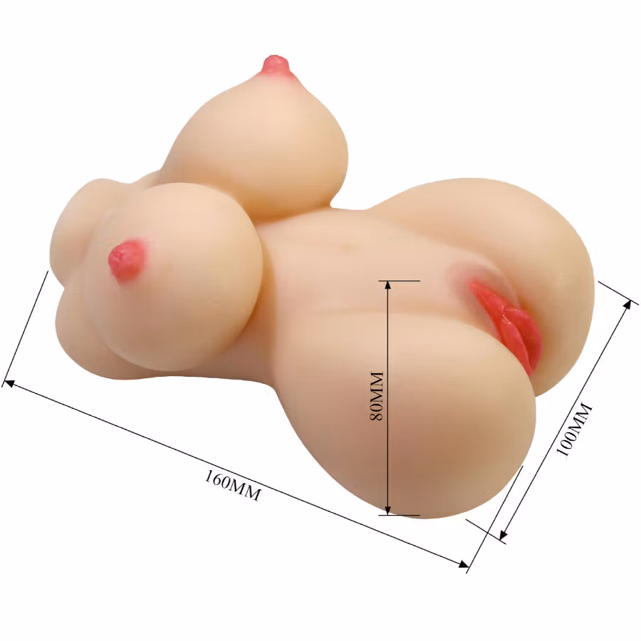 Herta Mini Masturbator torso i mjukt TPR-material, vattentät design