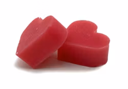 Hjärttvål liten rosa 2pack