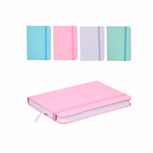 Anteckningsbok i olika färger