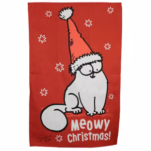 Kökshandduk Simon's Cat julmotiv