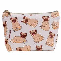 Gullig Mops necessär 12x18x4 cm