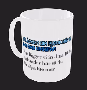 Designa din egen mugg