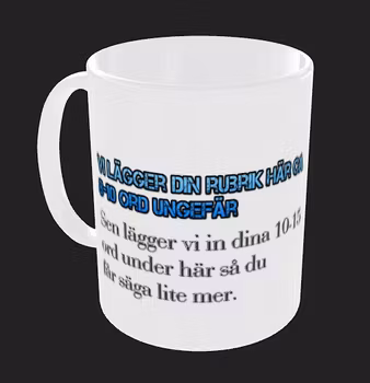 Designa din egen mugg