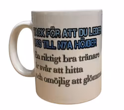 Mugg till tränare