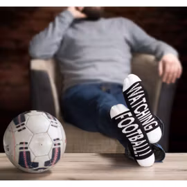 Kollar på fotboll! - strumpor