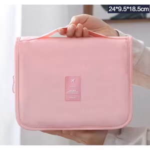 Rosa Praktisk necessär upphängningsbar